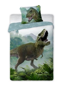 POŚCIEL Dinozaur T-Rex - Bawełna .140X200+70X80 