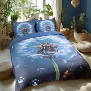 Pościel satyna Latawiec/granat - 160x200 SATYNLOVE PREMIUM