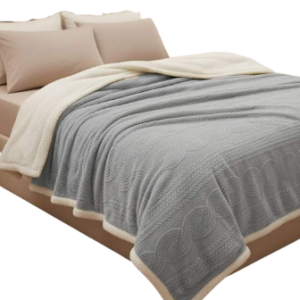 KOC baranek/jasno-szary- 200x220 cm