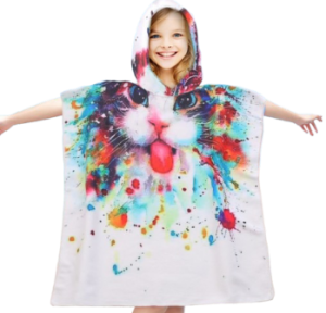 Ręcznik/ponczo -Kotek - 60x120