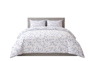 Komplet pościeli z kory Gałązki niebieskie/biała- 140x200 - Polska  