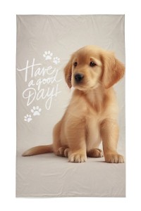 Ręcznik przedszkolny dla dziecka 30x50 Piesek