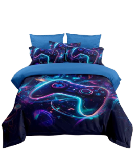 Pościel Game Pad/fiolet- 140x200 - 3 części 