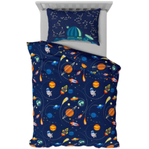 Pościel - Kosmos Granat- 160x200 - 2 części 