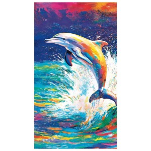 Ręcznik plażowy Delfin 100x180 