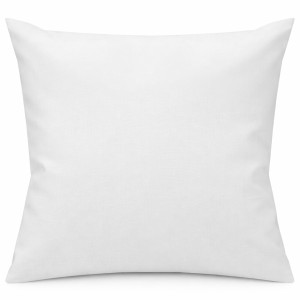 Poszewka hotelowa polibawełna gładka biała/40x40